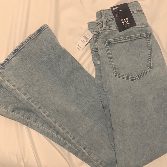 GAP Denim - Gap jeans, new with tags, size 26, high rise, flare